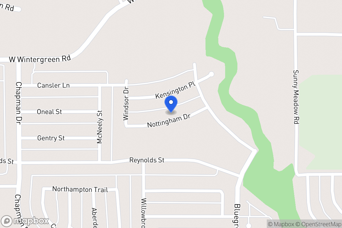 Map of 1547 Nottingham Dr