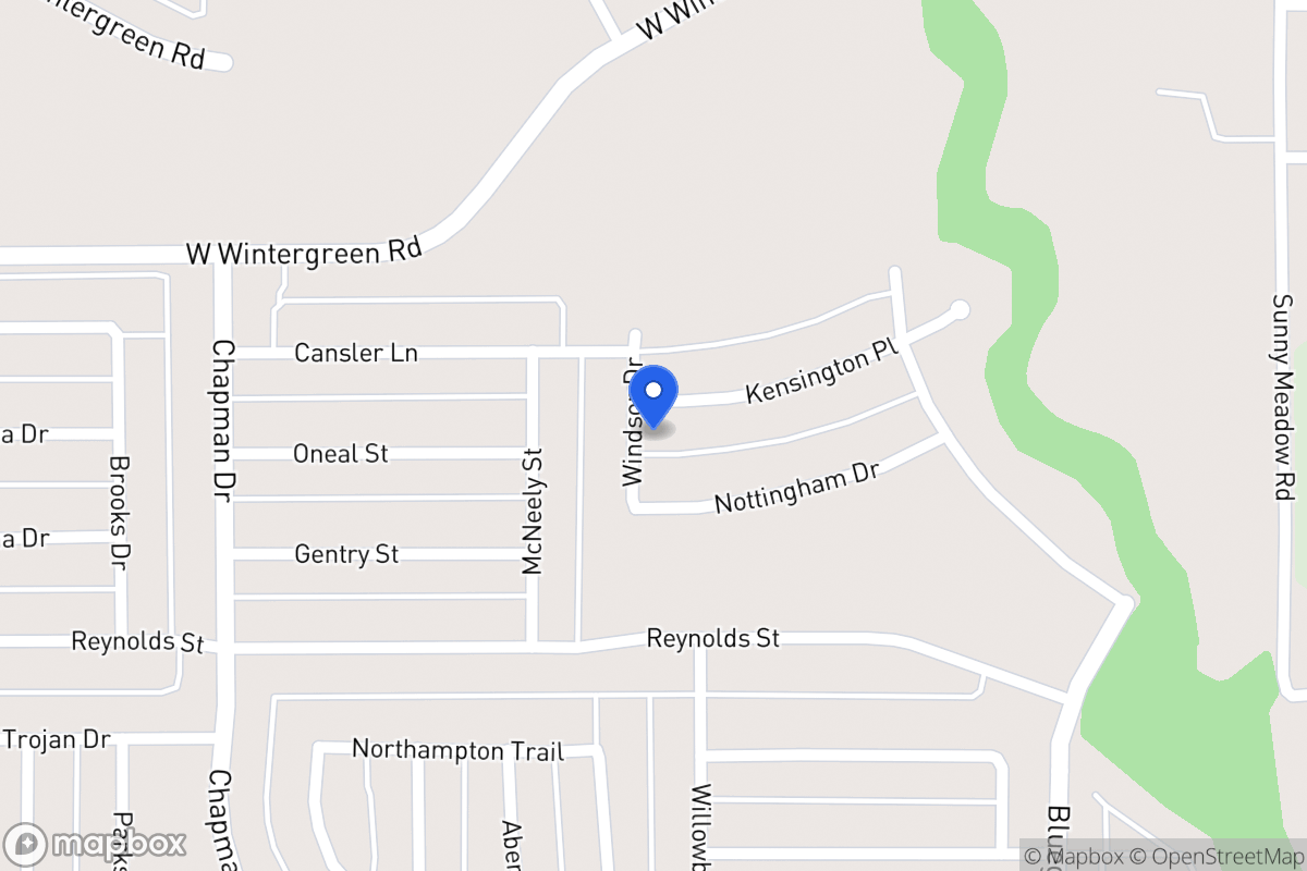 Map of 1566 Kensington Place