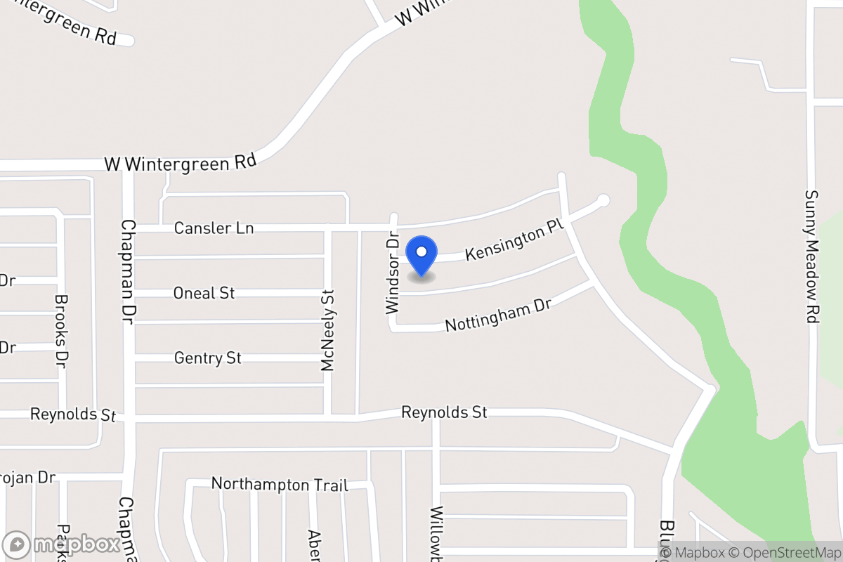 Map of 1562 Kensington Place