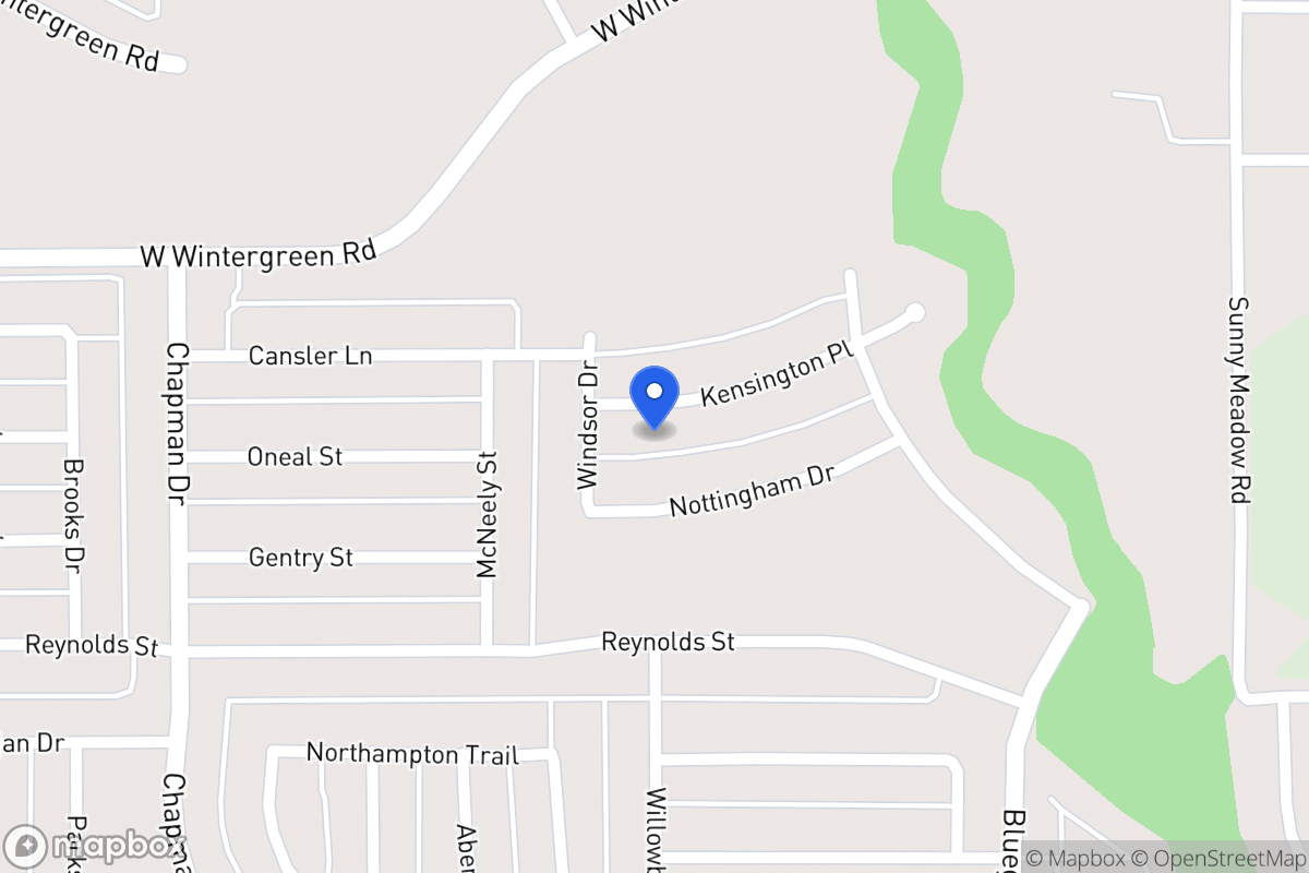 Map of 1558 Kensington Place