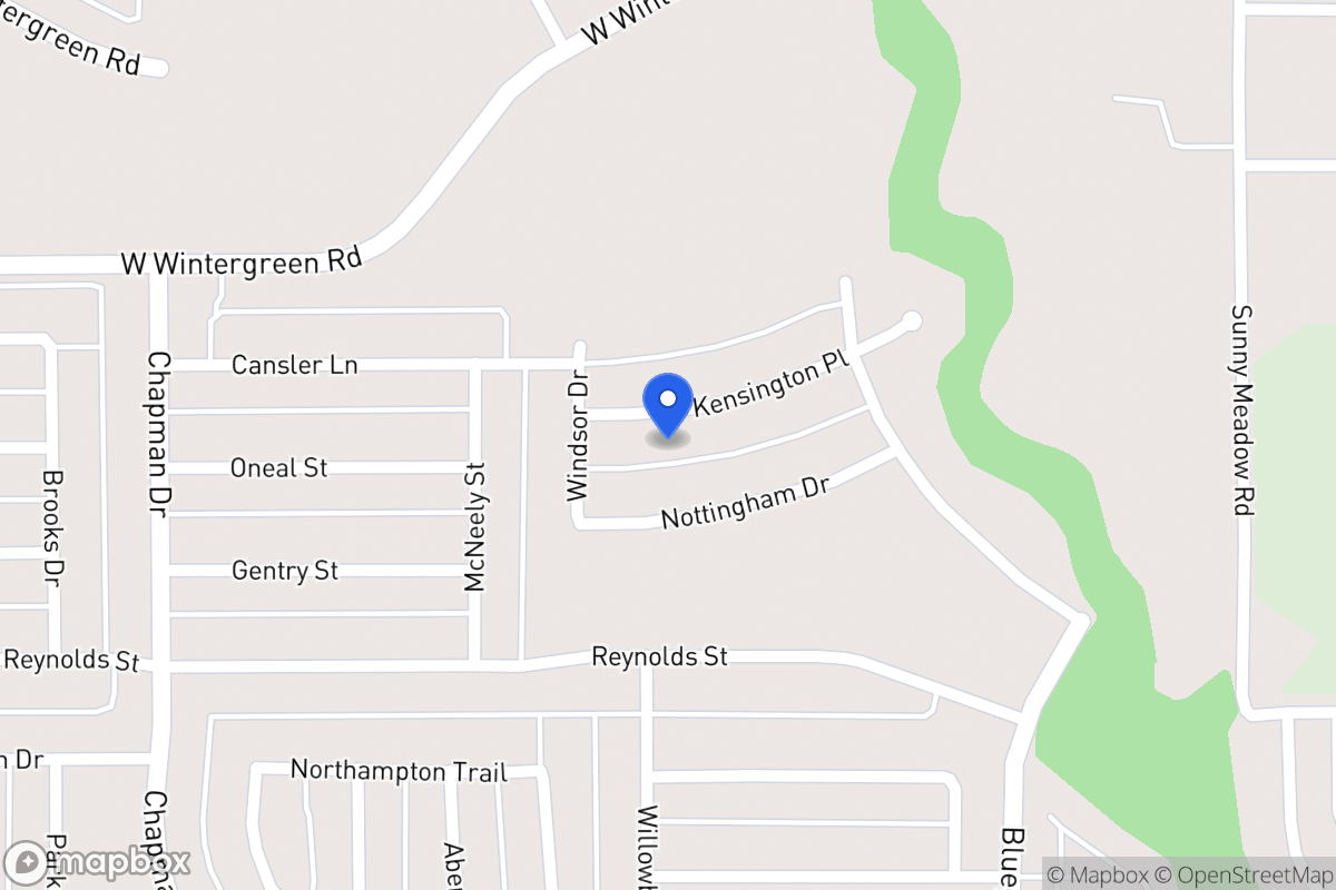 Map of 1554 Kensington Place