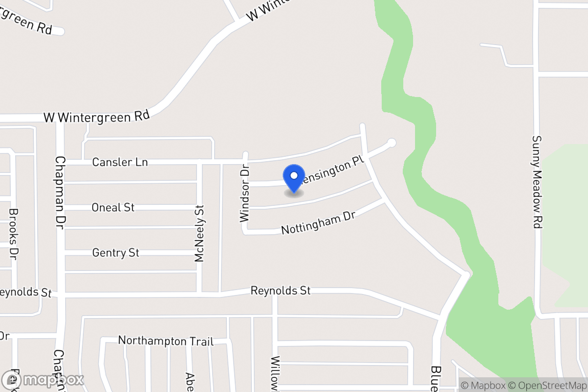 Map of 1550 Kensington Place