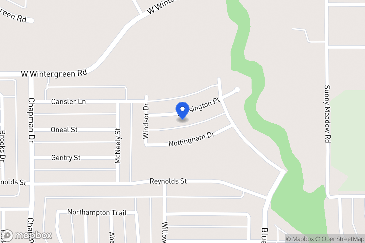 Map of 1546 Kensington Place