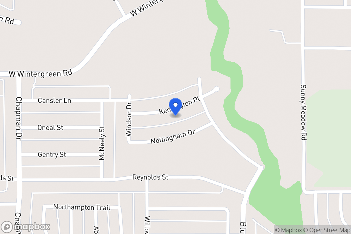 Map of 1538 Kensington Place