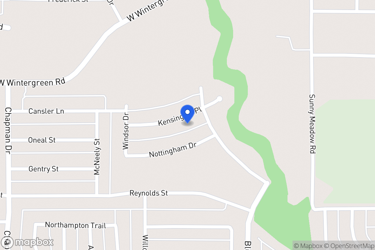 Map of 1530 Kensington Place