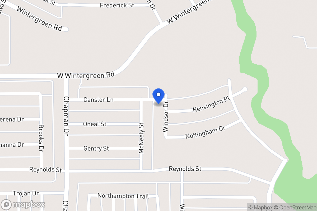 Map of 1863 Windsor Dr