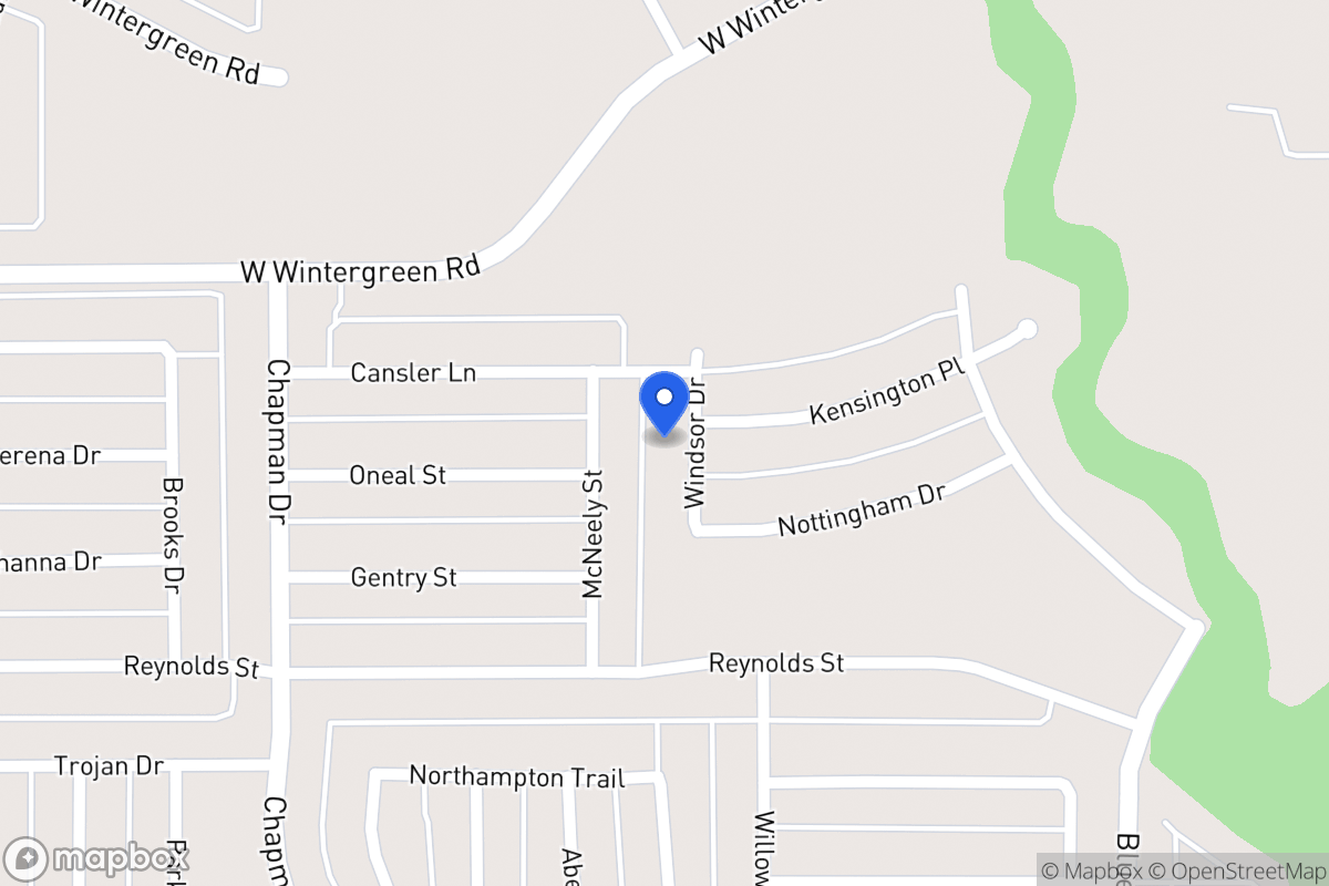 Map of 1855 Windsor Dr