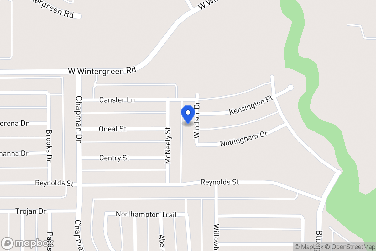 Map of 1851 Windsor Dr