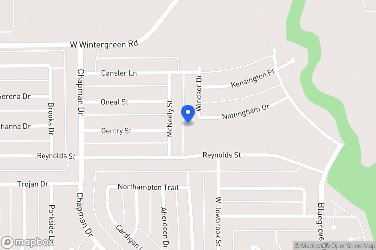 Map of 1835  Windsor Dr   ,Lancaster, Tx 751344148, Lancaster