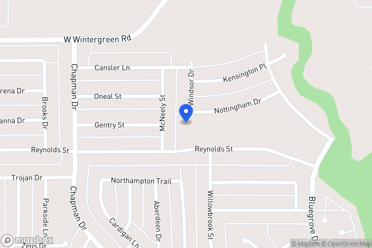 Map of 1574 Nottingham Dr