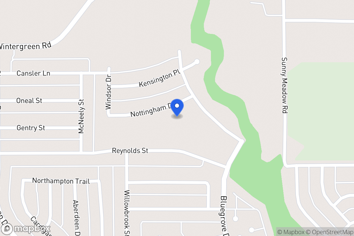 Map of 1530 Nottingham Dr