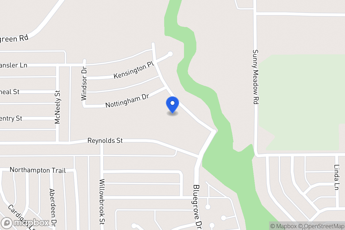 Map of 1827 Kings Cross Dr