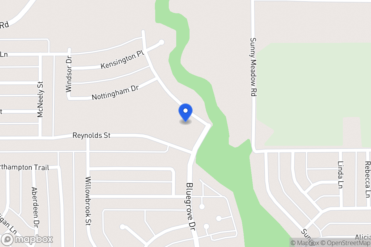 Map of 1811 Kings Cross Dr