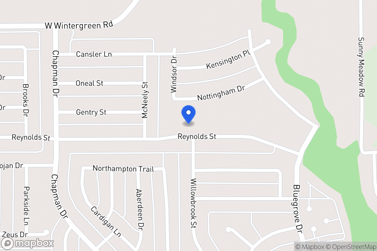 Map of 1603 Reynolds St