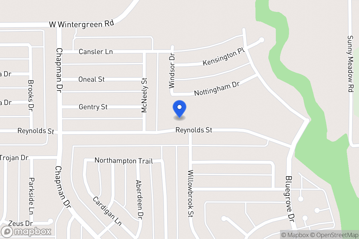 Map of 1607 Reynolds St