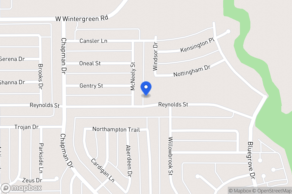 Map of 1619 Reynolds St