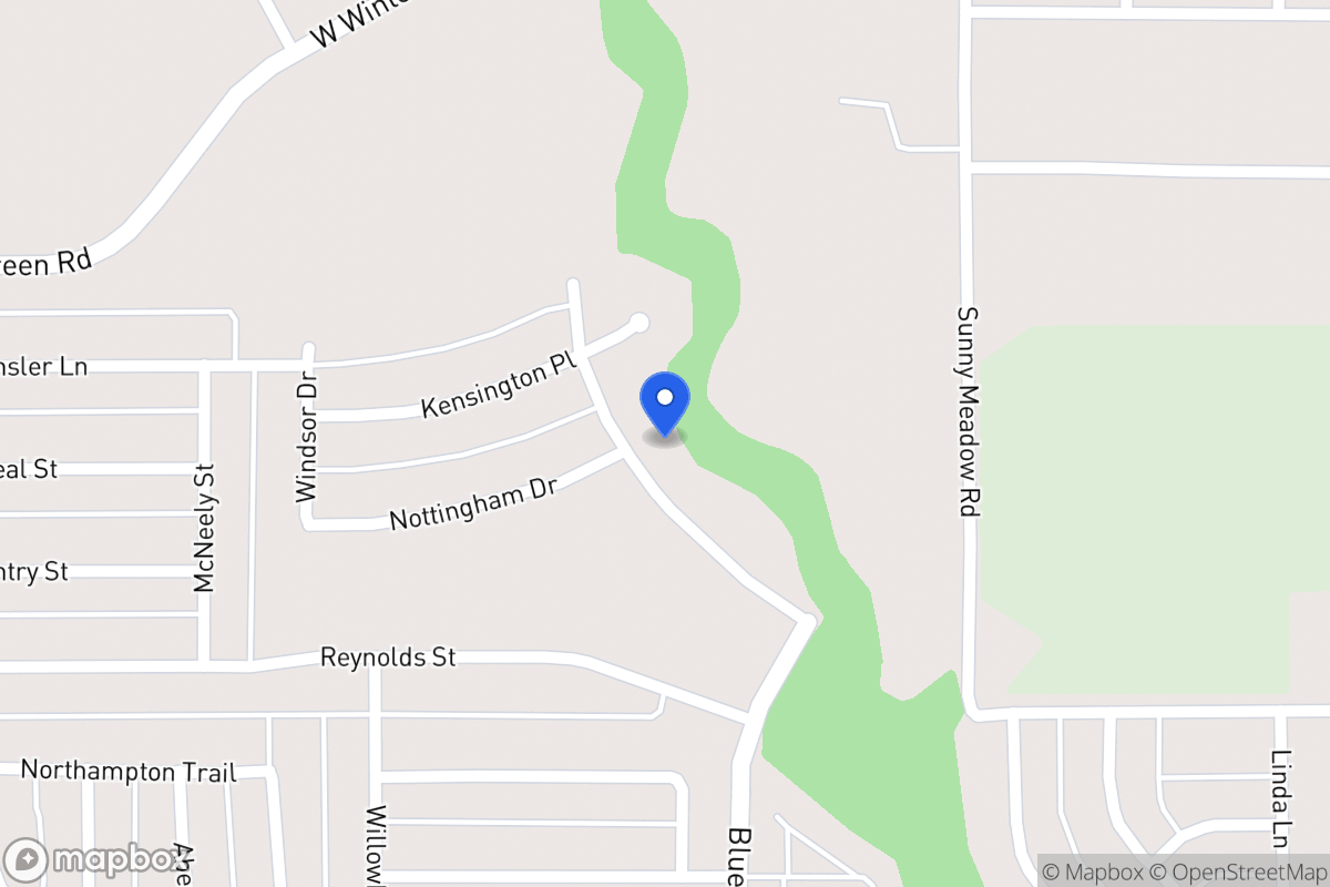 Map of 1832 Kings Cross Dr