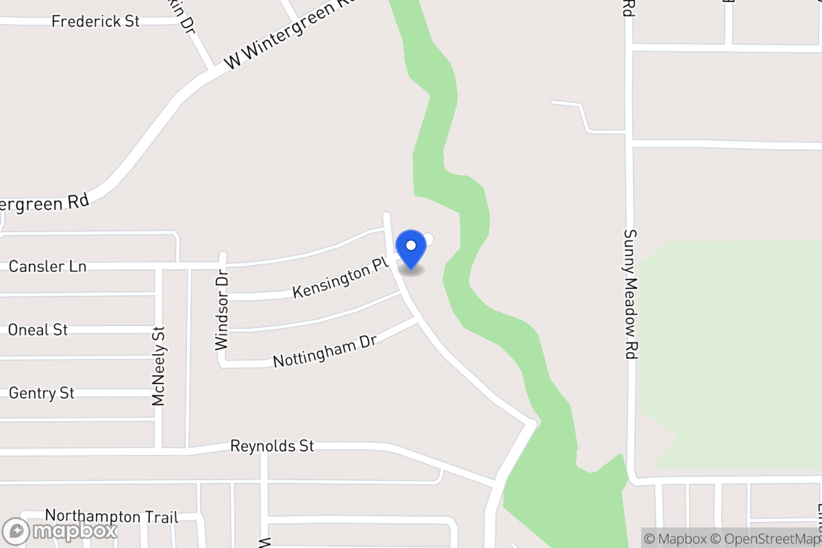 Map of 1518 Kensington Ct