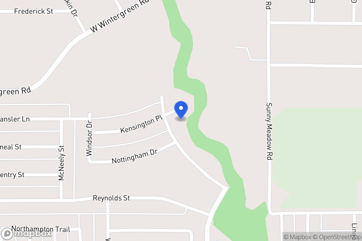 Map of 1514 Kensington Ct
