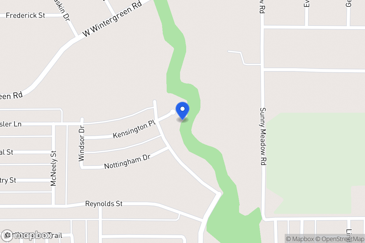 Map of 1510 Kensington Ct