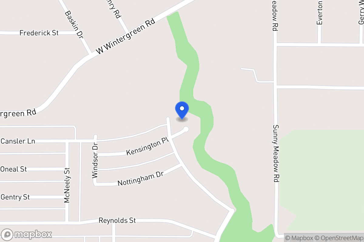 Map of 1519 Kensington Ct