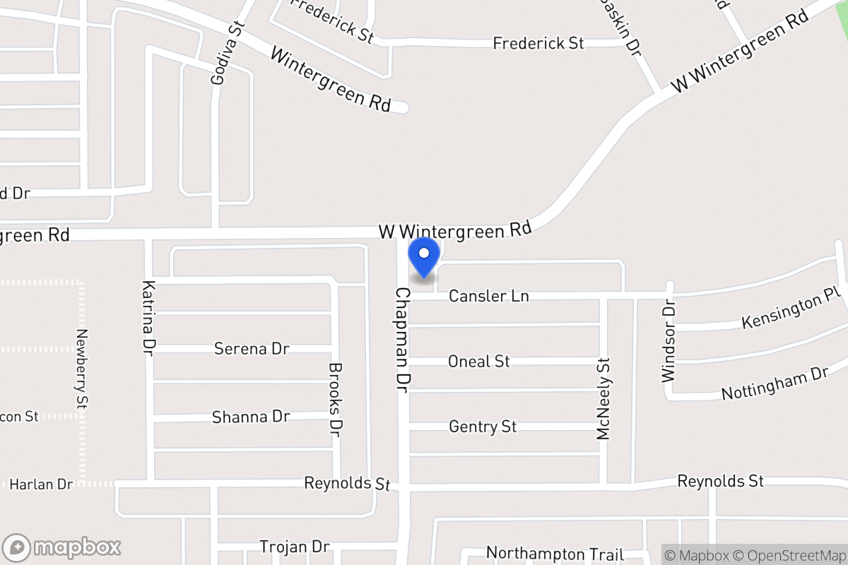 Map of 1908 Chapman Dr