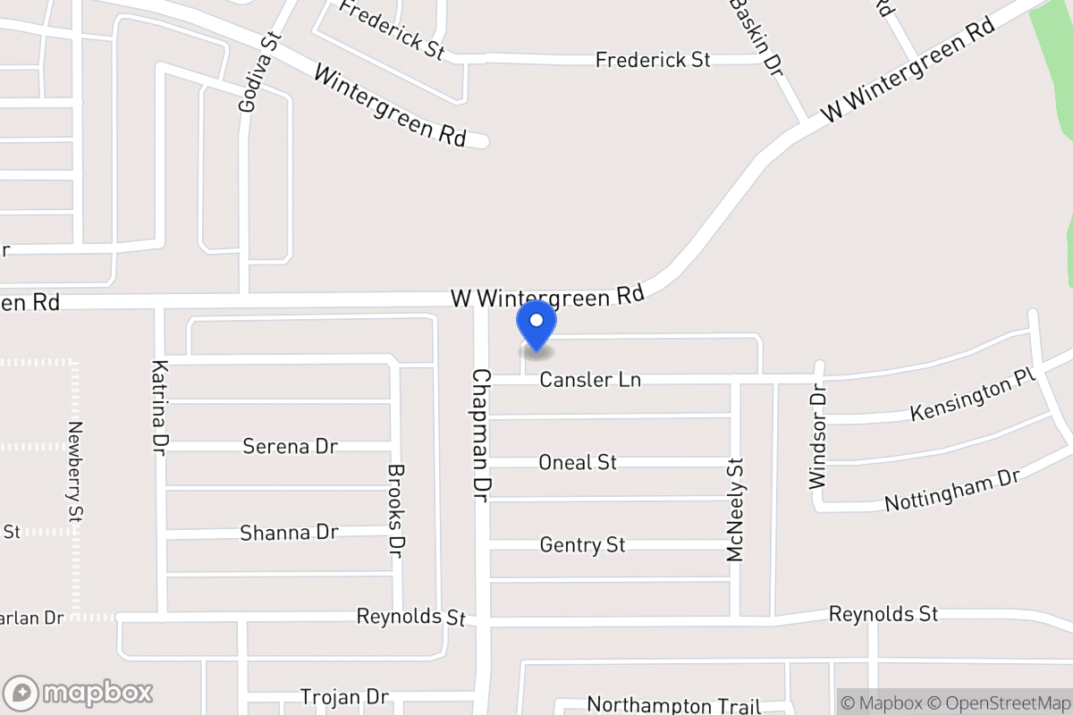 Map of 1761 Cansler Ln
