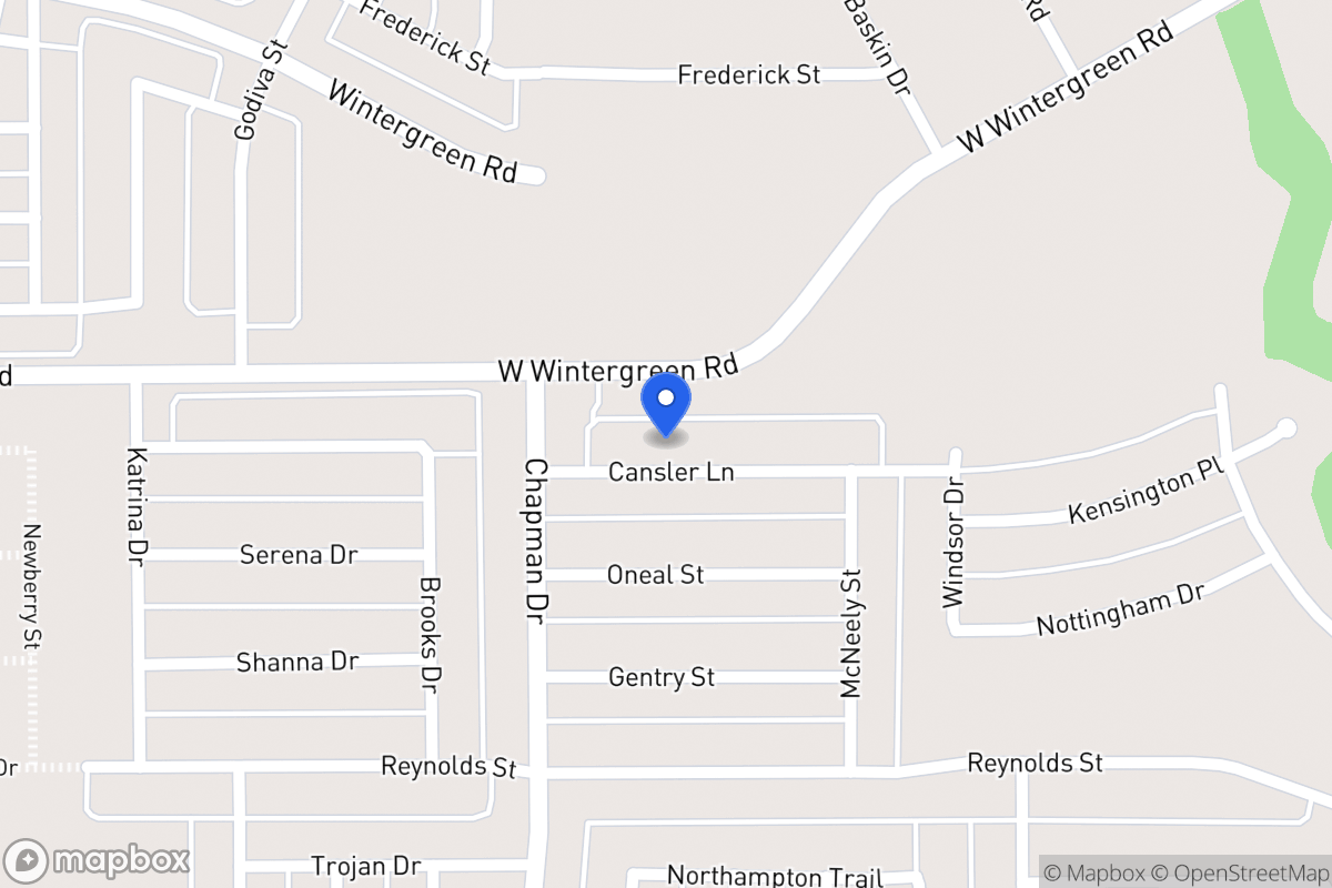 Map of 1749 Cansler Ln