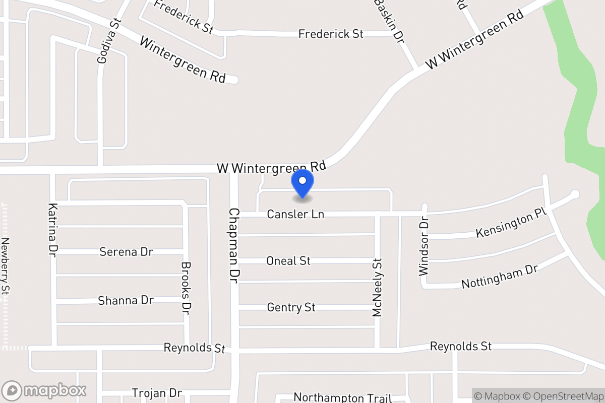 Map of 1745 Cansler Ln