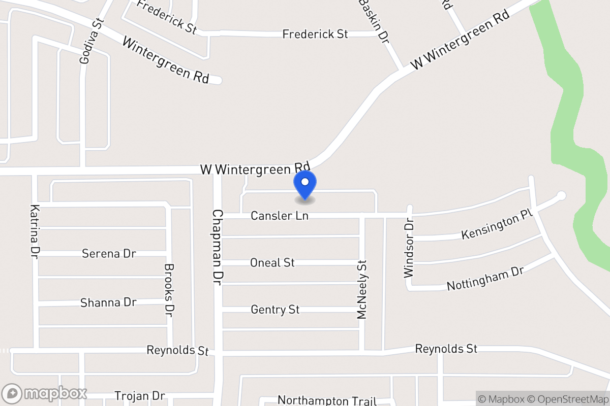 Map of 1737 Cansler Ln