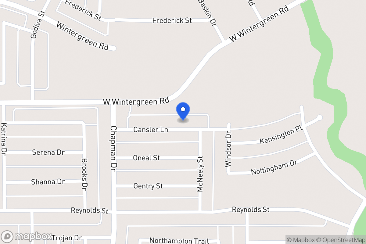 Map of 1725 Cansler Ln