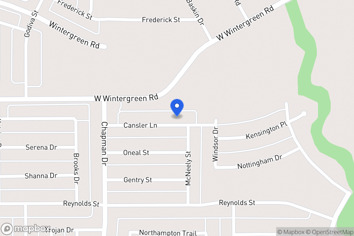 Map of 1721 Cansler Ln