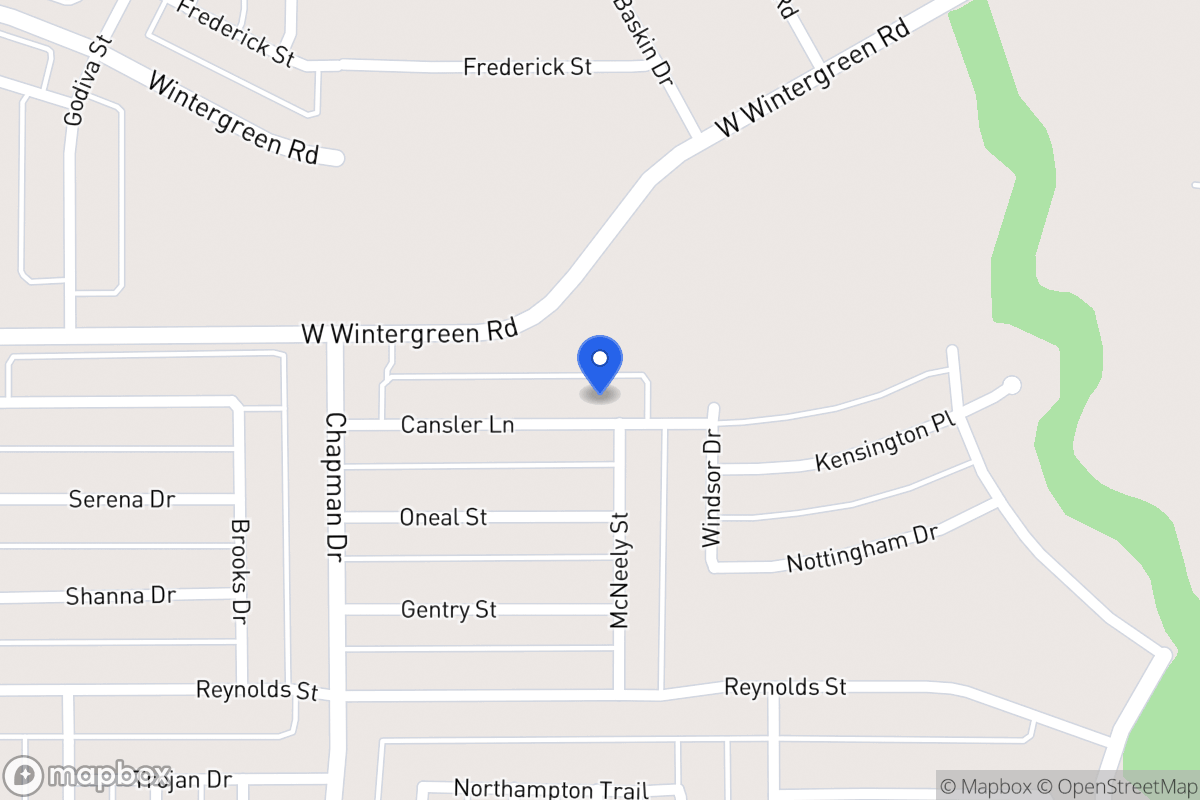 Map of 1717 Cansler Ln