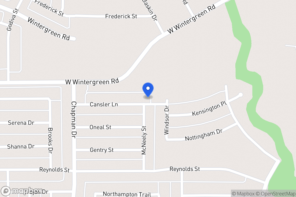 Map of 1709 Cansler Ln