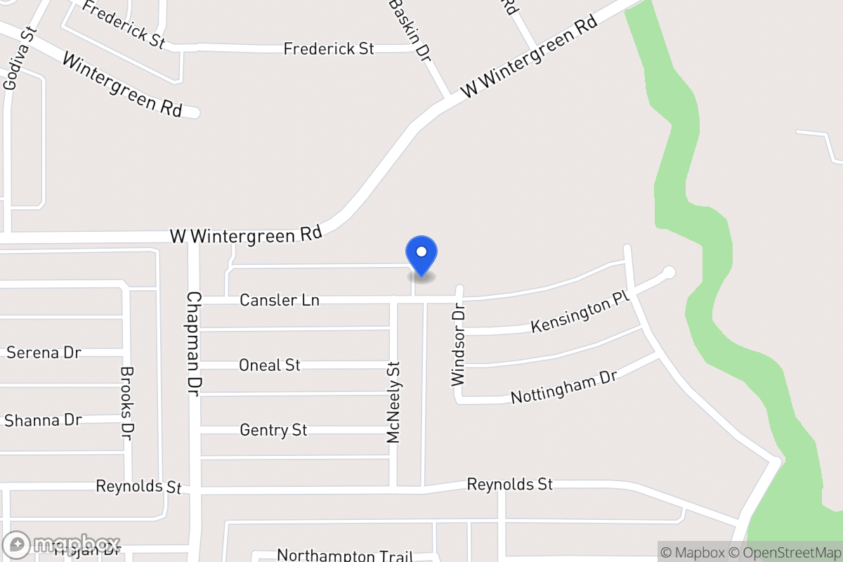 Map of 1705 Cansler Ln