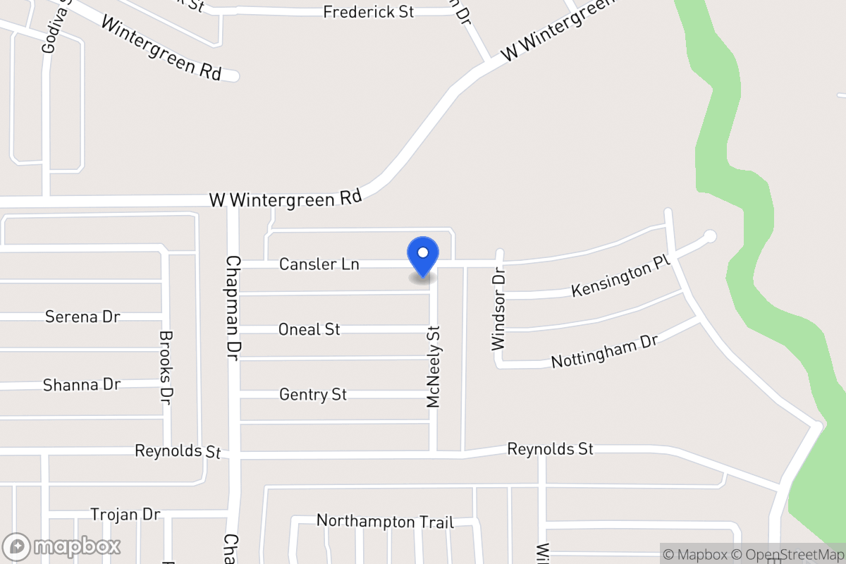 Map of 1716 Cansler Ln