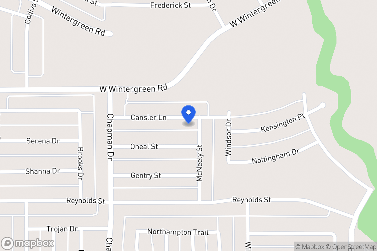 Map of 1720 Cansler Ln