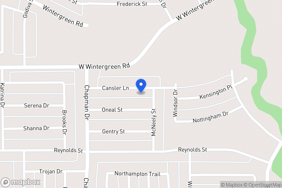 Map of 1724 Cansler Ln