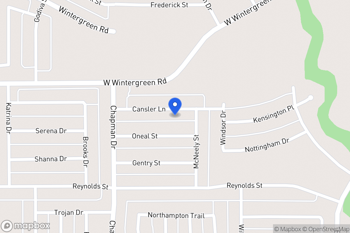 Map of 1728 Cansler Ln