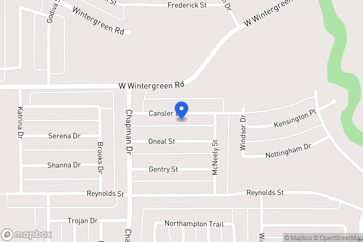 Map of 1736 Cansler Ln