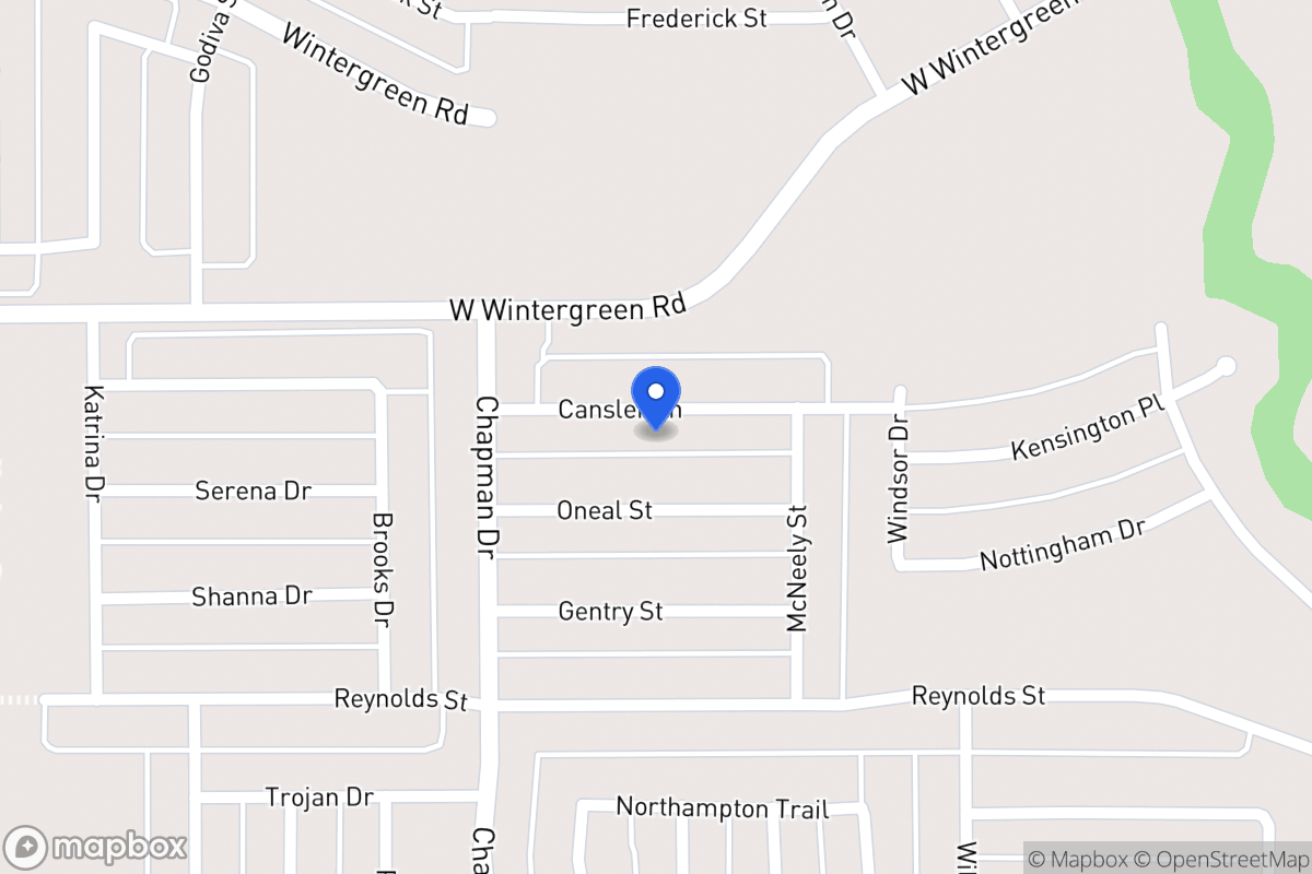 Map of 1740 Cansler Ln