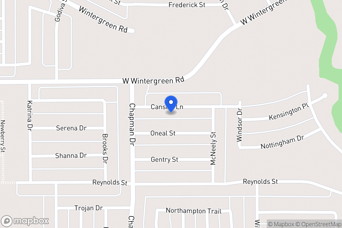 Map of 1744 Cansler Ln