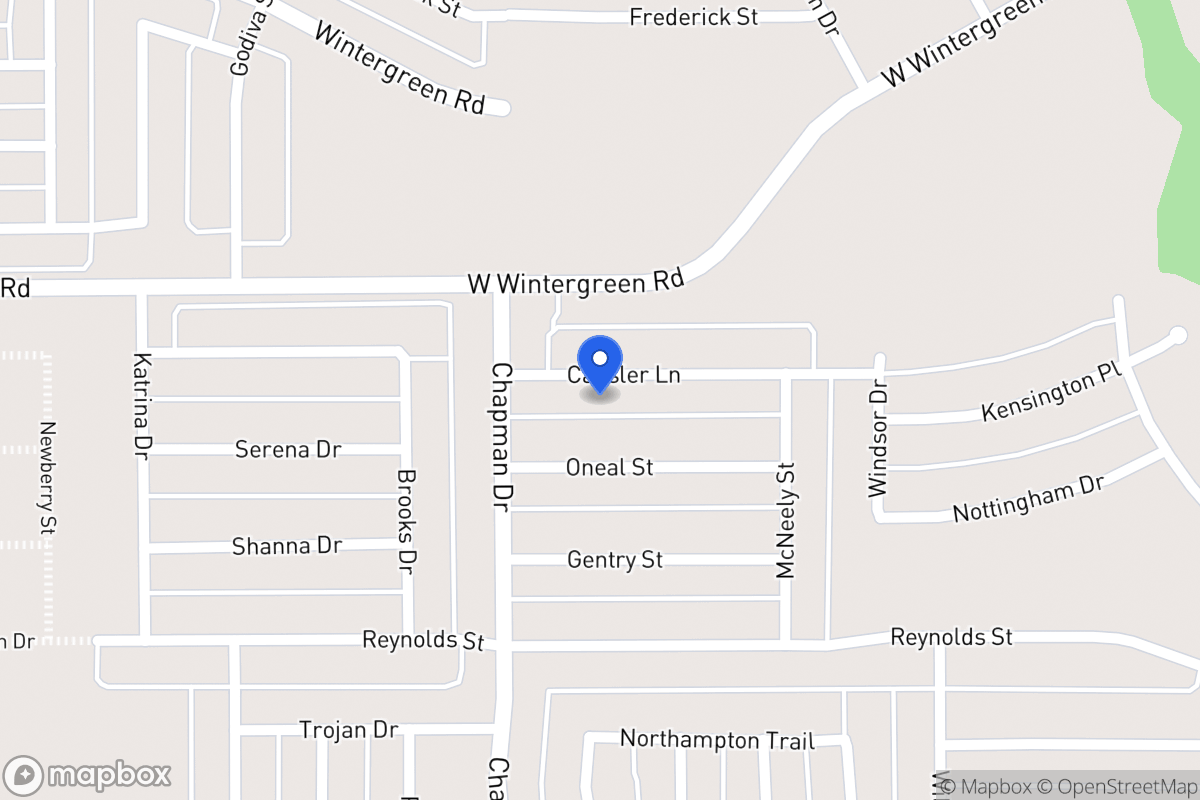 Map of 1752 Cansler Ln
