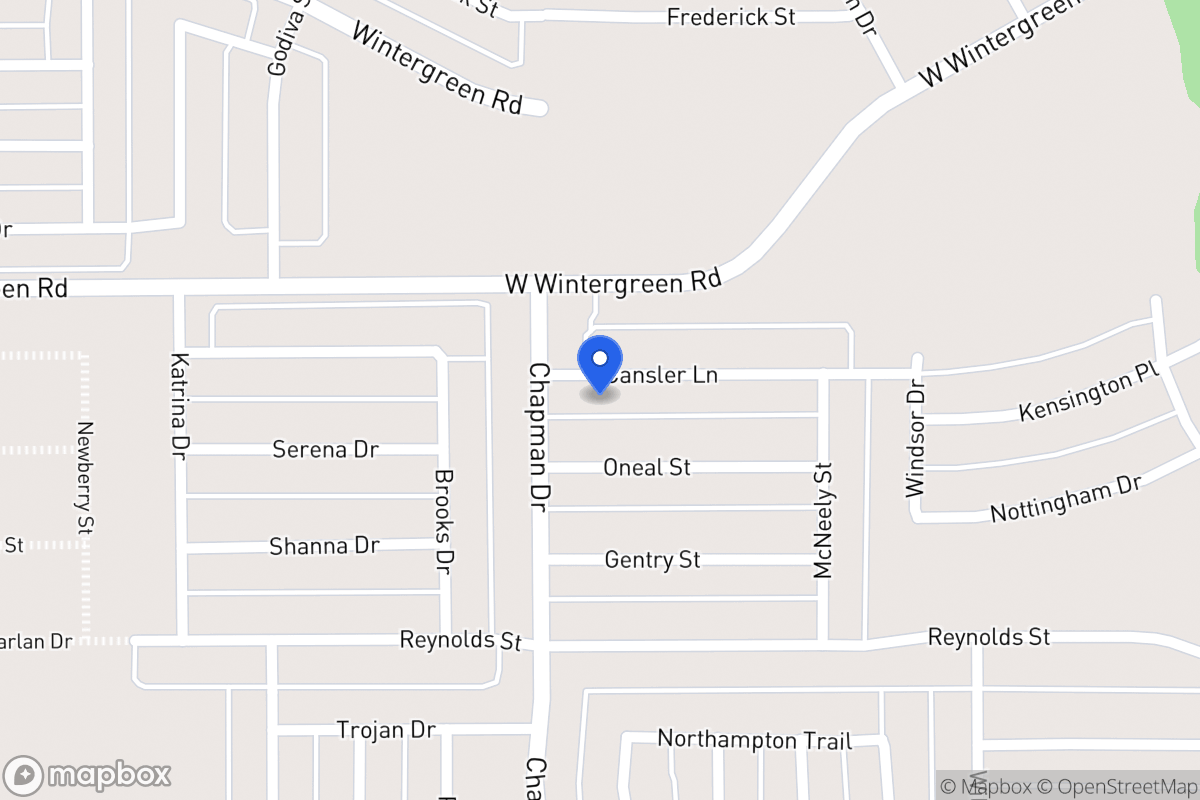 Map of 1760 Cansler Ln