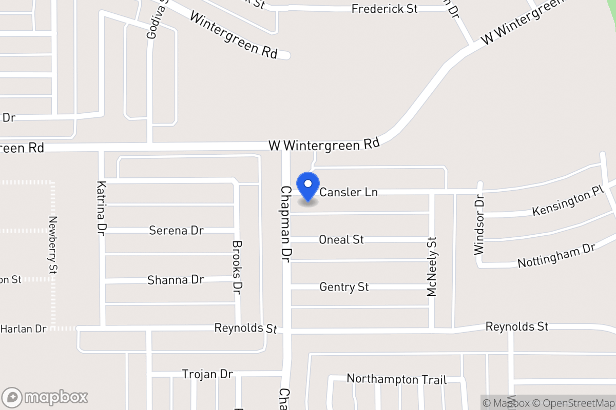 Map of 1764 Cansler Ln