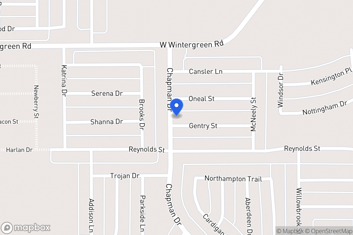 Map of 1769 Gentry St