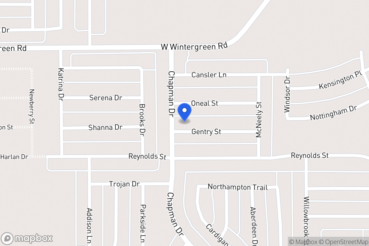 Map of 1765 Gentry St