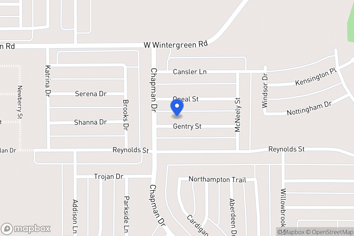 Map of 1757 Gentry St