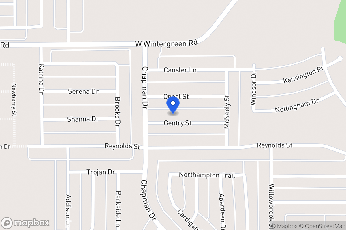 Map of 1753 Gentry St
