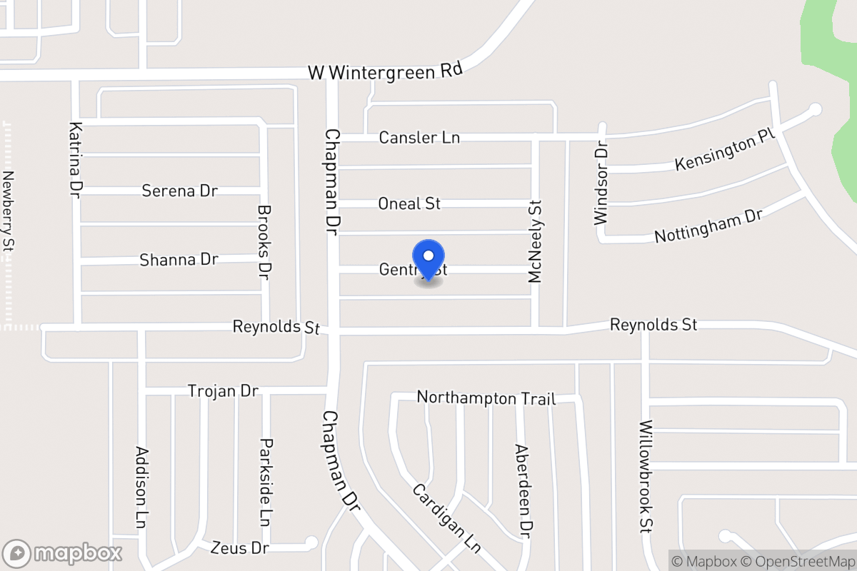 Map of 1744 Gentry St